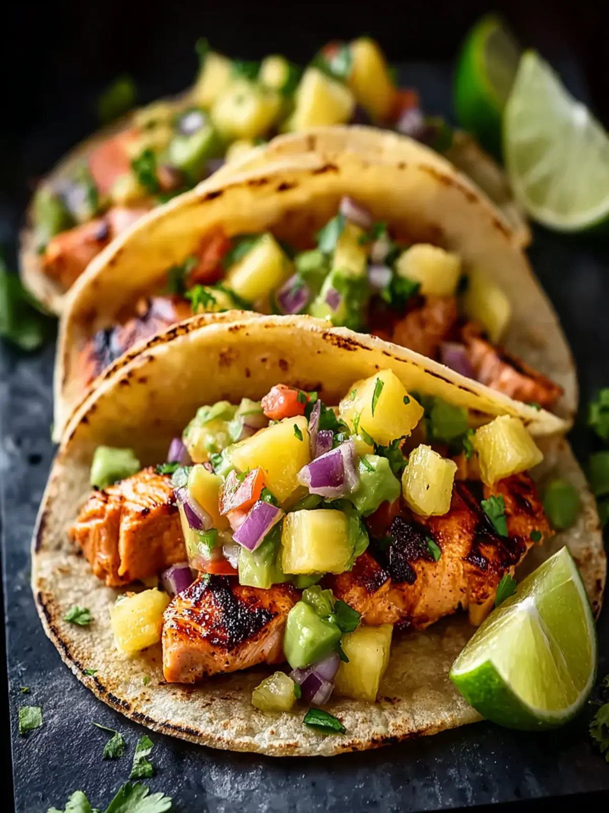 Salmon Tacos & Pineapple Avocado Salsa: An Amazing Ultimate Recipe First Image