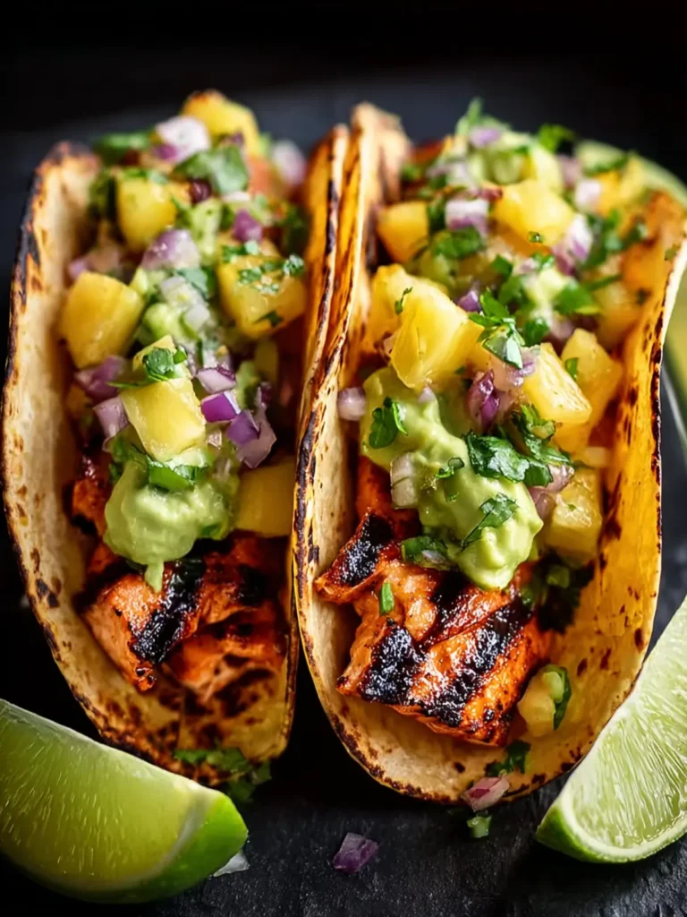Salmon Tacos & Pineapple Avocado Salsa: An Amazing Ultimate Recipe First Image