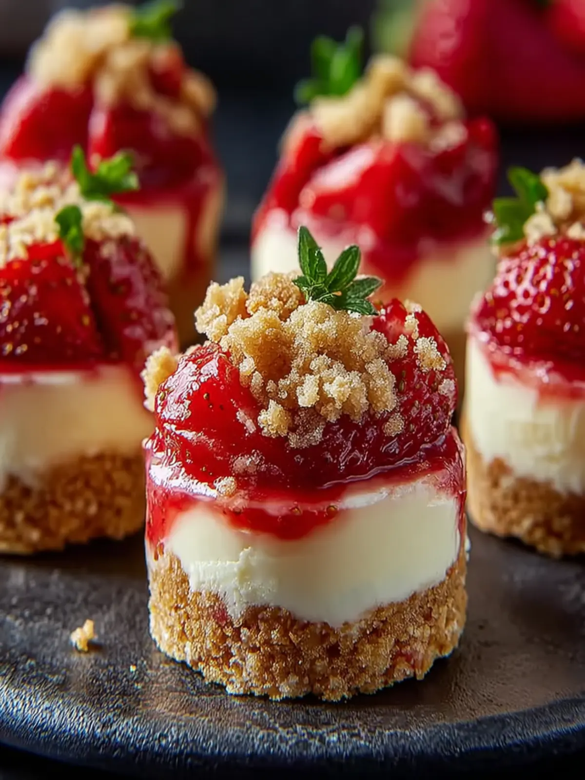 Strawberry Crunch Cheesecake Bites: An Incredible Ultimate Recipe First Image