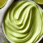 5 Minute Avocado Lime Crema Sauce Recipe with Yogurt First Image