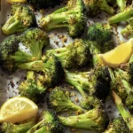Crispy Oven Roasted Broccoli Recipe with Lemon (Easy) First Image