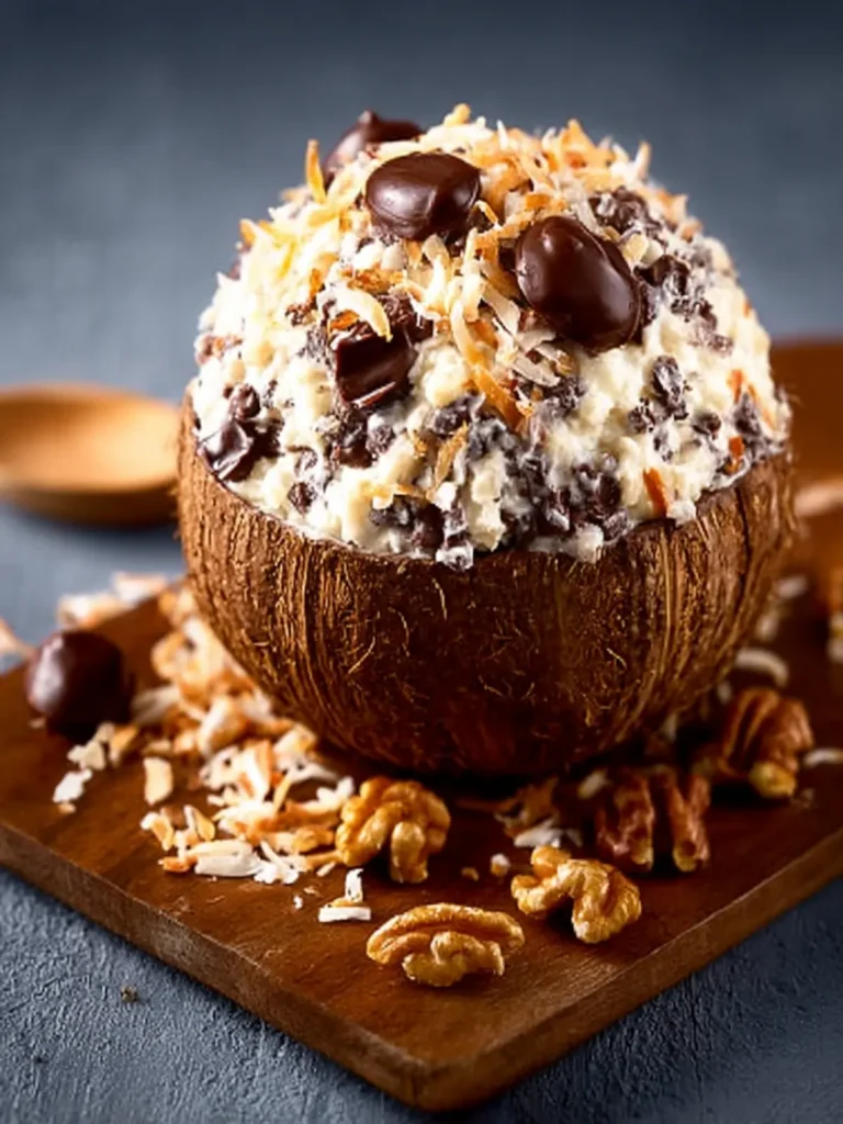 German Chocolate Cheese Ball First Image