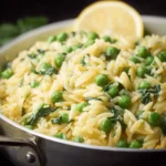 Lemon Orzo with Peas First Image