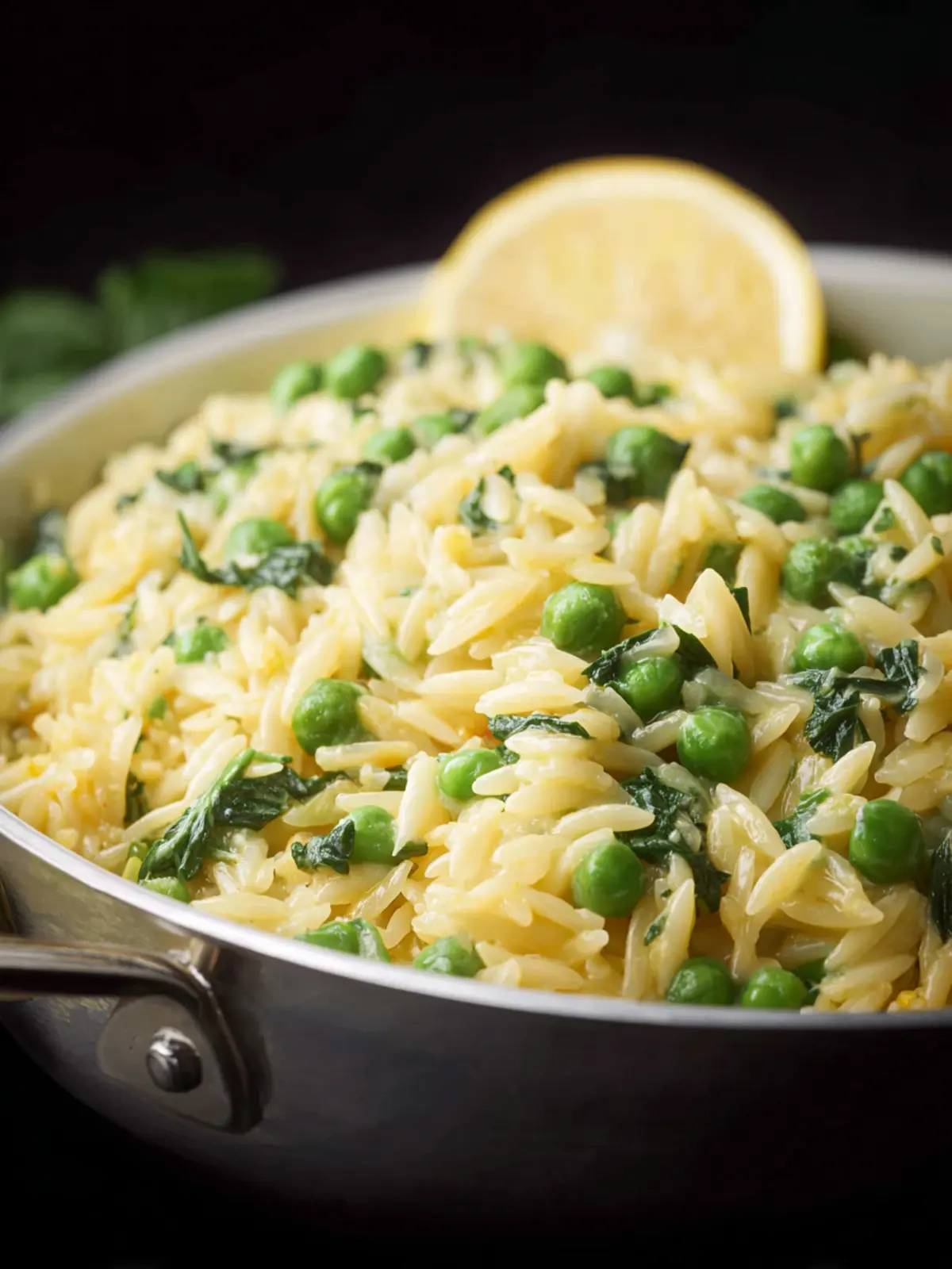 Lemon Orzo with Peas First Image