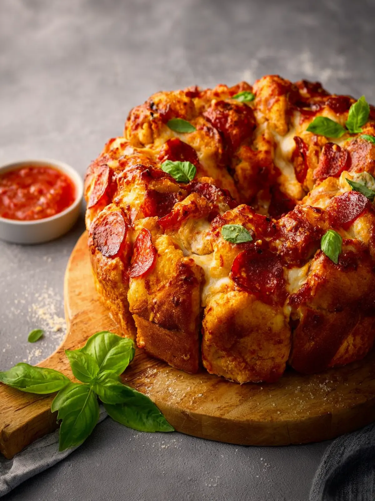 Pepperoni Pizza Monkey Bread First Image