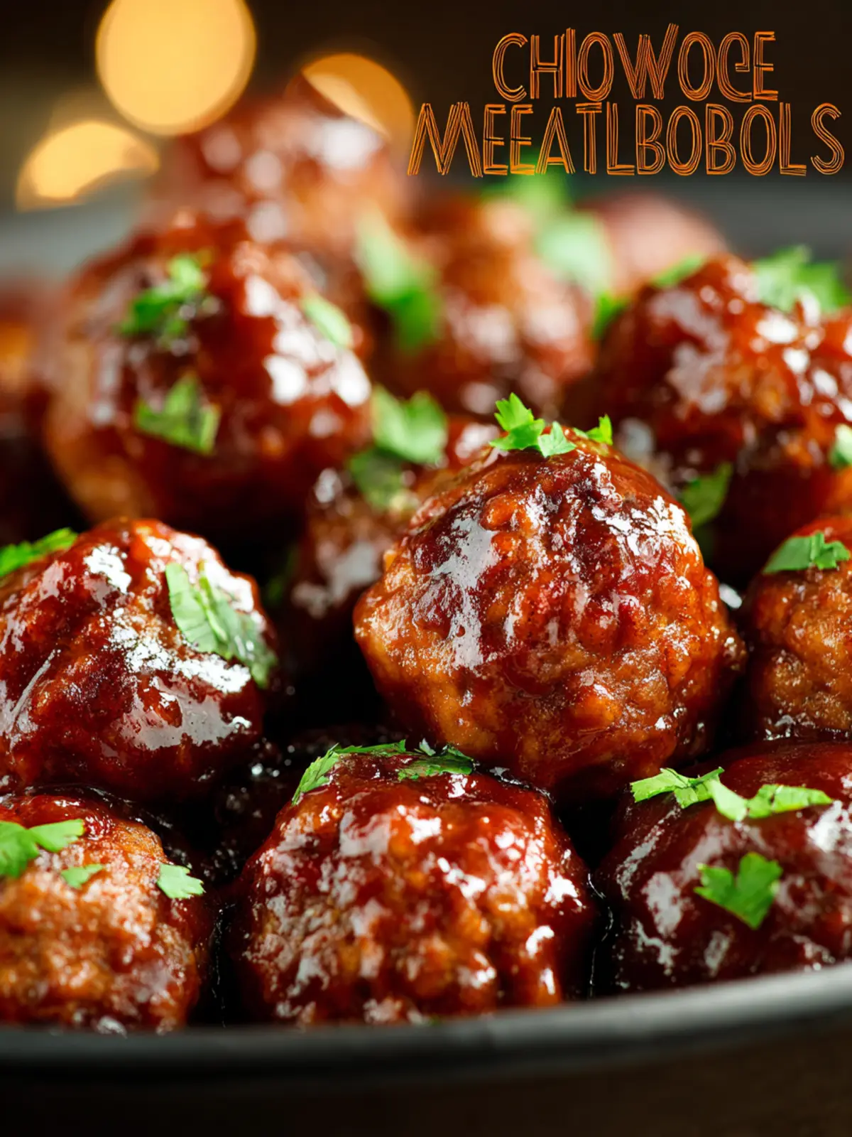 Slow Cooker Chipotle BBQ Meatballs First Image