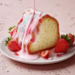 Strawberry Milkshake Pound Cake First Image
