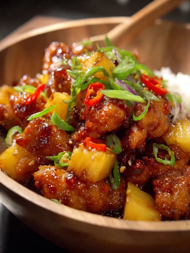pineapple firecracker chicken First Image