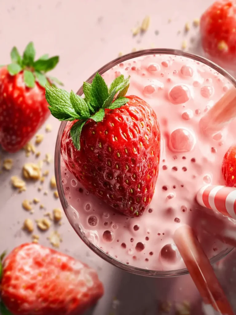 Strawberry Protein Shake First Image