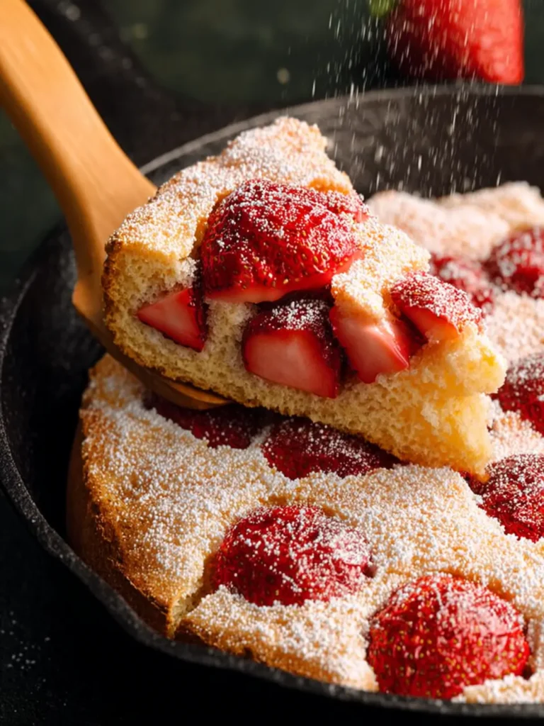 Strawberry Skillet Cake First Image