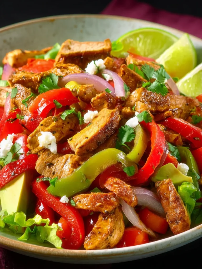 chicken fajita salad First Image