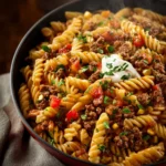 southwest ground beef pasta First Image