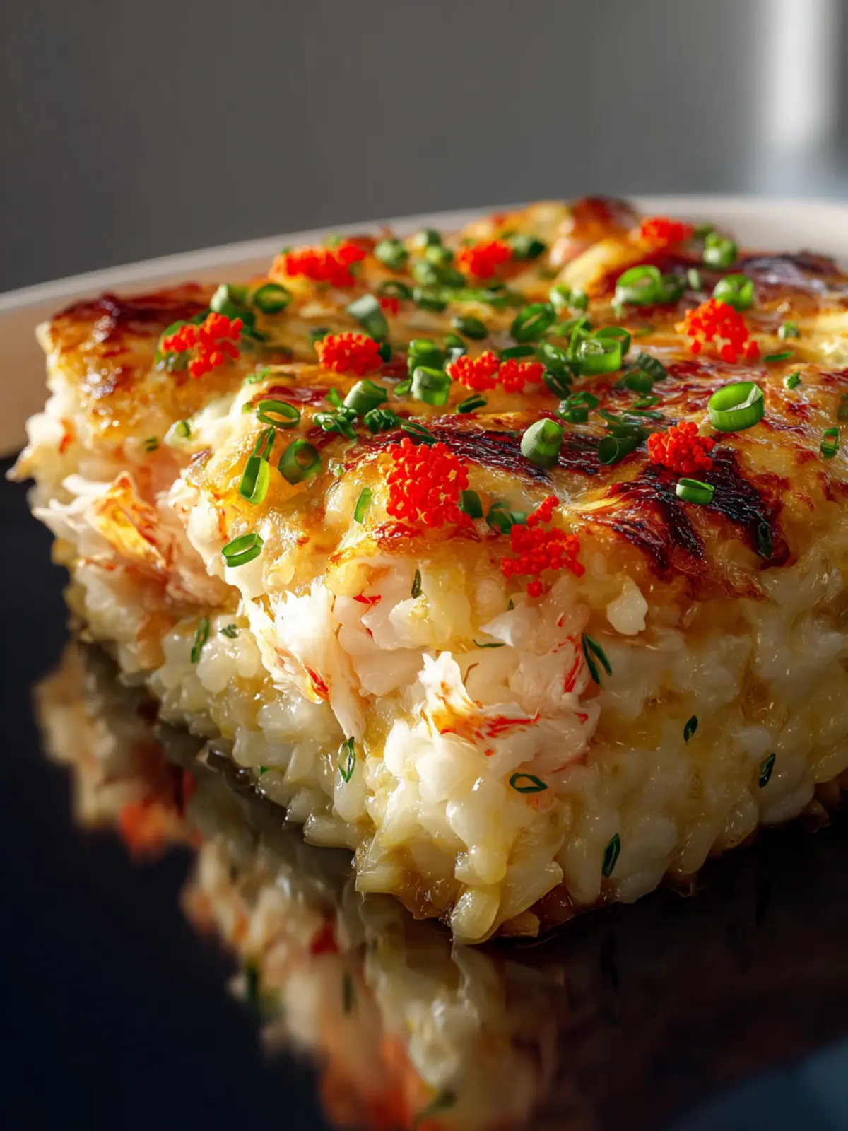 spicy crab sushi bake First Image