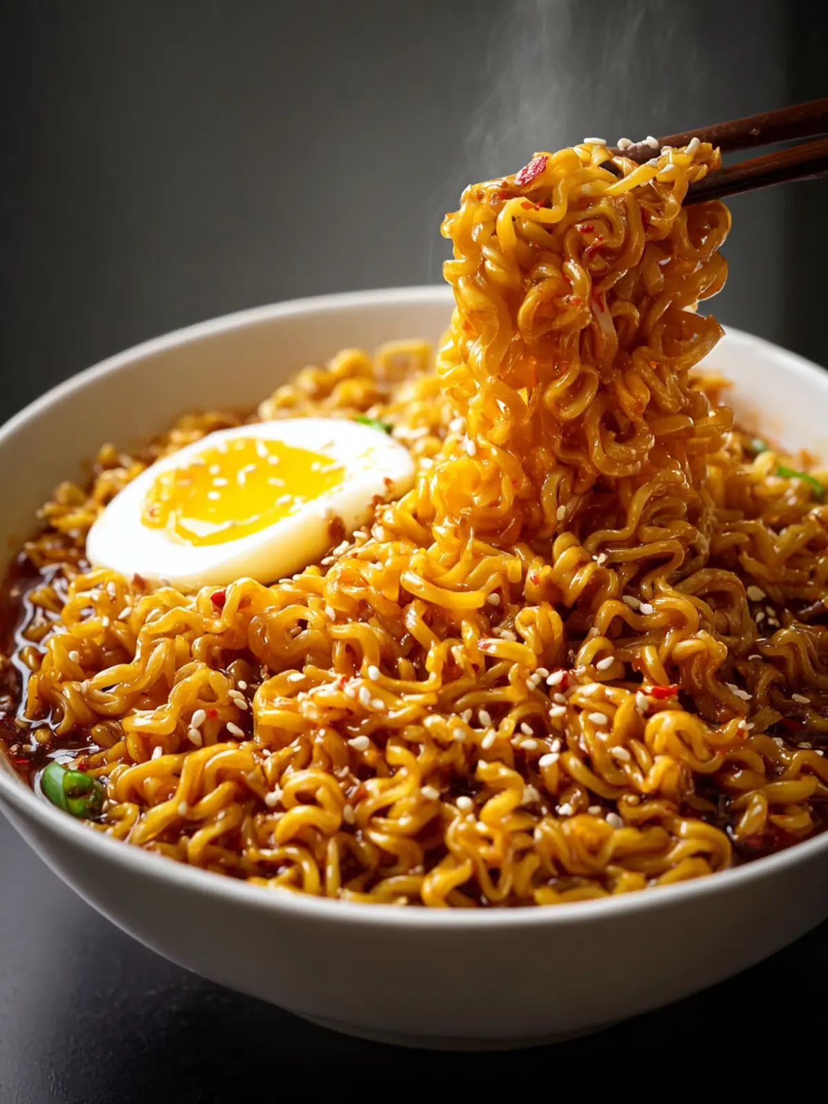 sweet spicy ramen noodles First Image