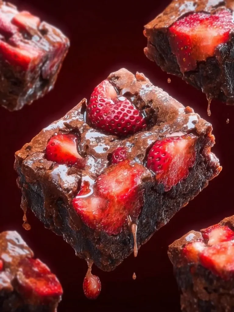 Strawberry Brownies First Image